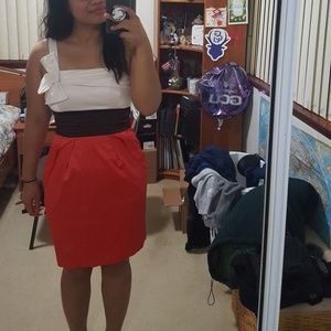 Multicolored prom dress